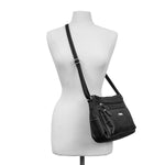 Naomi Crossbody Bag - Women's Handbags - Koltov - Black